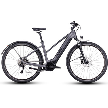 Bicicletta Ibrida Elettrica CUBE NURIDE HYBRID PERFORMANCE 500 ALLROAD TRAPEZ Grigio 2023 0